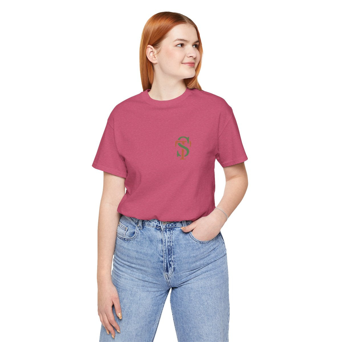 STE Logo Tee (Heather Raspberry)