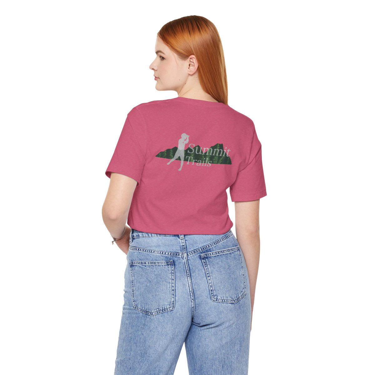 STE Logo Tee (Heather Raspberry)