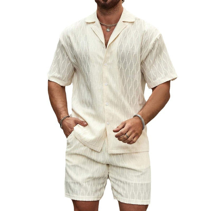 Loose Casual - Two Pieces Shirt/Shorts