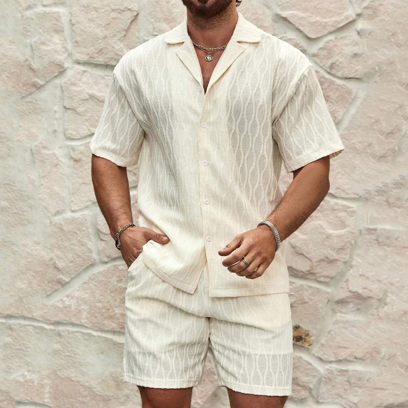 Loose Casual - Two Pieces Shirt/Shorts