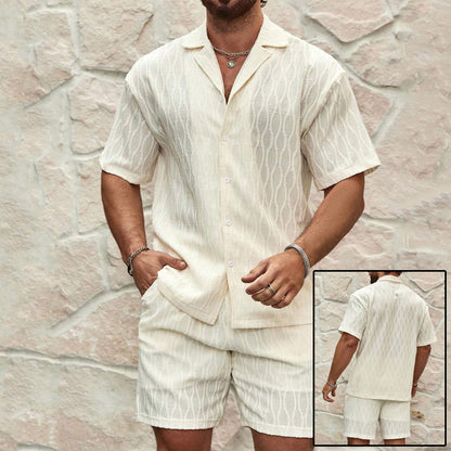 Loose Casual - Two Pieces Shirt/Shorts